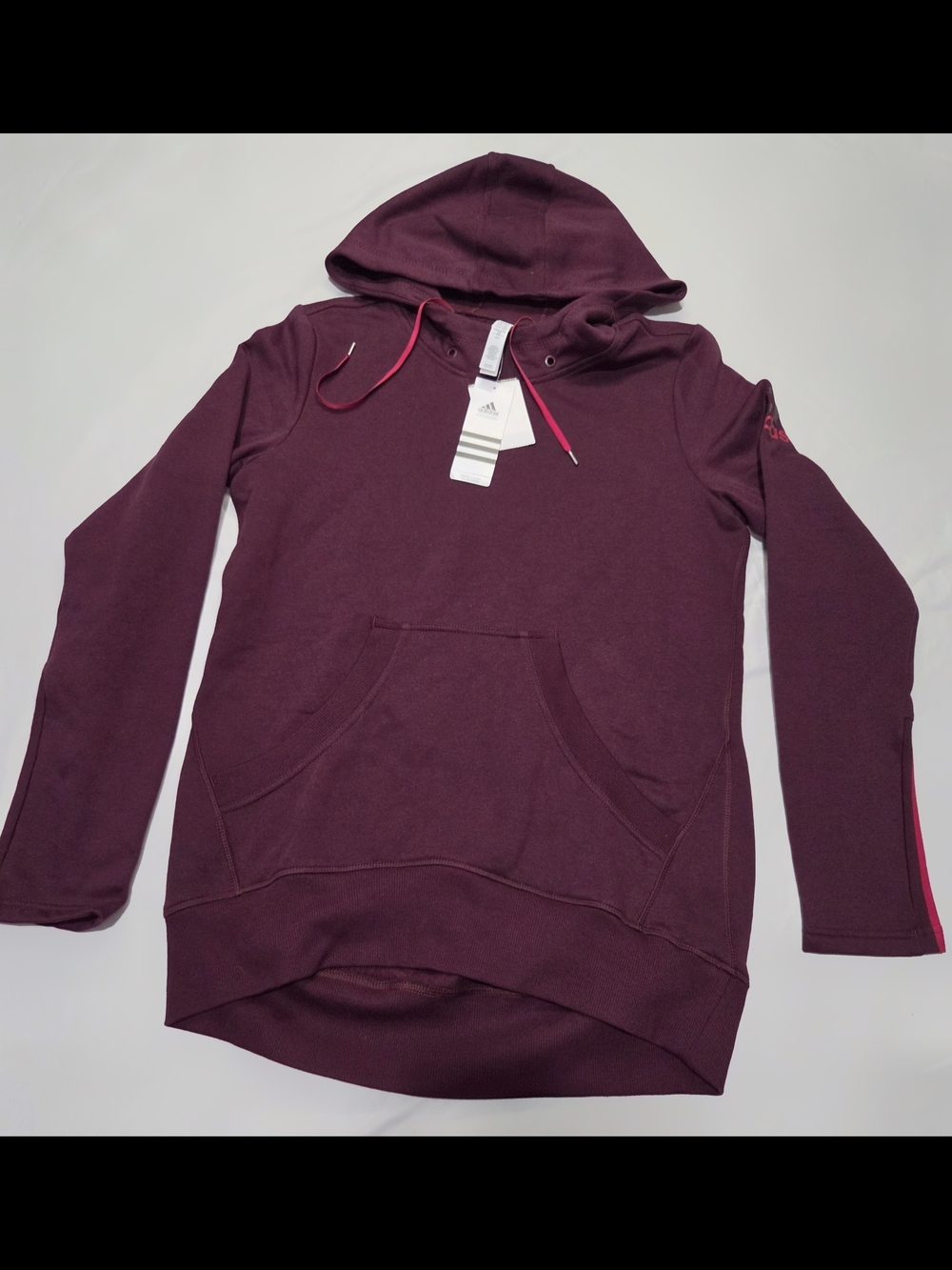 Adidas Women’s Plum/Maroon Hooded Pullover